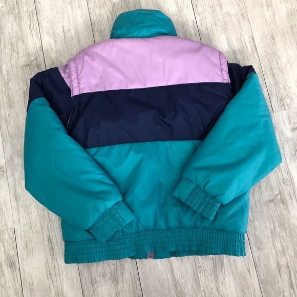 Apres Sport Color Block Puffer Coat - Picture 5 of 8